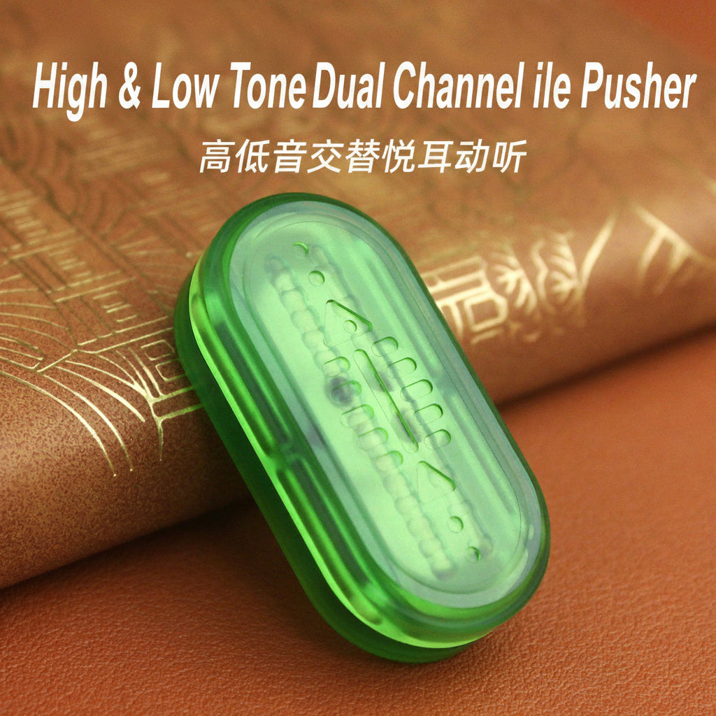 Fishbone EDC Fidget Toy Mechanical Slider Clicker Coin, High-Low Pitch Sound Stress Relief Desk Toy, Pocket Gift for Men